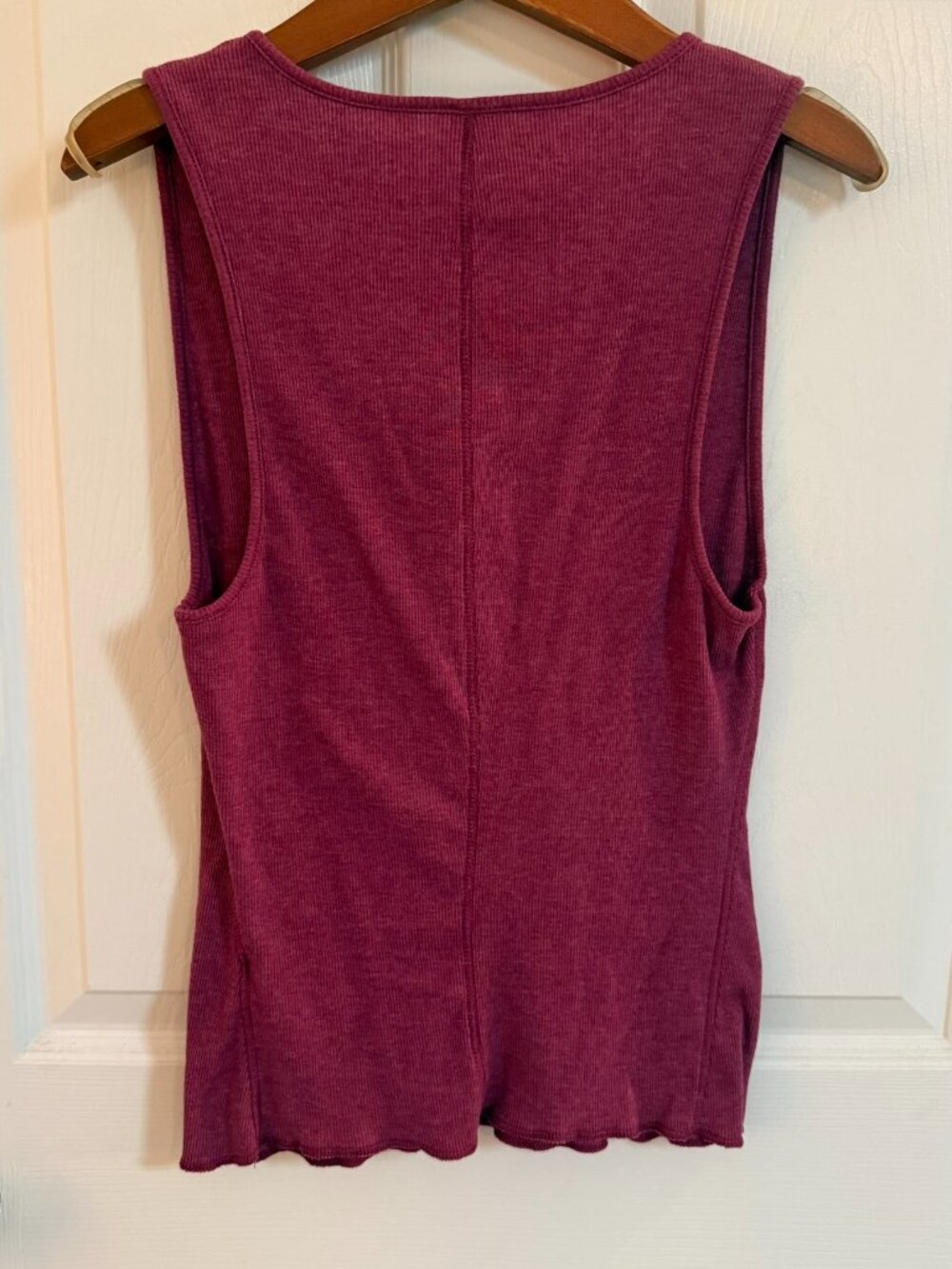 Free People The Laid Back Tank Myrtle Magenta Medium - Picture 4 of 5